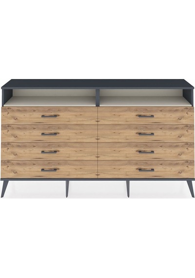 Arges Konsol 2 Raflı 8 Çekmeceli 176x30x99 Antrasit-aytaşı/çam Aytası/atlas Çam - Antrasıt Arges Konsol 2 Raflı 8 Çekmeceli 176x30x99 Antrasit-aytaşı/çam Aytası/atlas Çam - Antrasıt