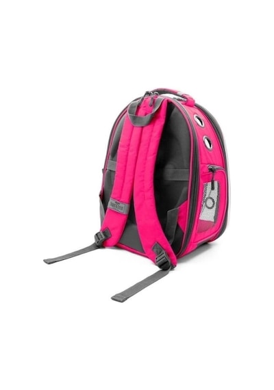 Cattie Fileli Kedi Ve Küçük Irk Köpek Taşıma Sırt Çantası Pembe 25x60x40 Cm