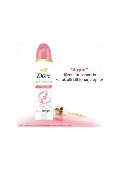 Dove Deo Advanced Care Even Tone Sprey 150 Ml