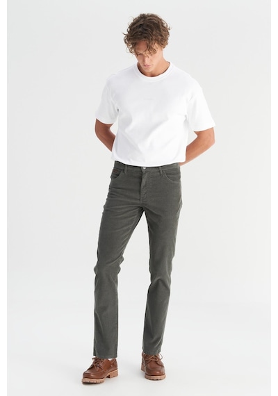 Wrangler Erkek Texas Slim Kadife Pantolon Green Diğer