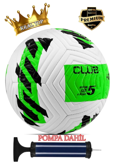Alastor Futbol Topu Clup Topu Pompa No:5 Yeşil