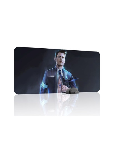 Detroit Become Human Dikişli Kauçuk Oyuncu Mousepad V3 - 90x40 Xxl Gaming Mouse Pad