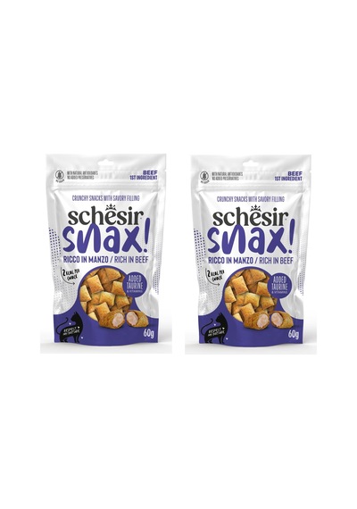 Schesir Snax Sığır Etli Dolgulu Kedi Ödül Maması 60 G X 2 Adet
