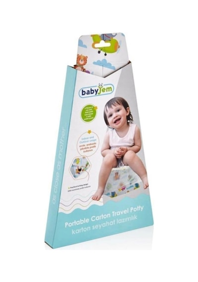 Babyjem Desenli Karton Seyahat Lazımlığı 6137
