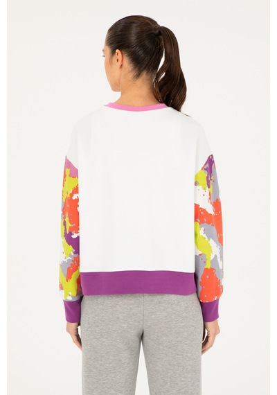 U.s. Polo Assn. Kadın Beyaz Sweatshirt 50284346-vr013 Beyaz