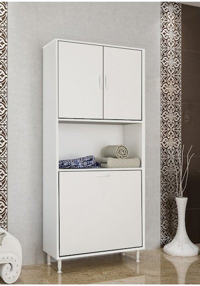 Çok Amaçlı Dolap Kirli Çamaşır Dolabı Kirli Çamaşır Sepetli Banyo Dolabı Mutfak Dolabı Beyaz Çok Amaçlı Dolap Kirli Çamaşır Dolabı Kirli Çamaşır Sepetli Banyo Dolabı Mutfak Dolabı Beyaz