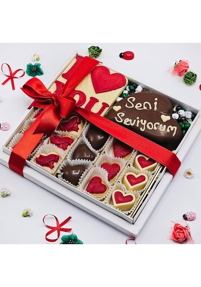 Nin Chocolate Seni Seviyorum Spesiyal  Çikolata Kutusu