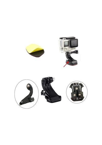 34 Adet Gopro Yapışkan Pedler Ve Bir Montaj Duyu İle Uyumlu, Aksiyon Kamerası Evrensel Aksesuar