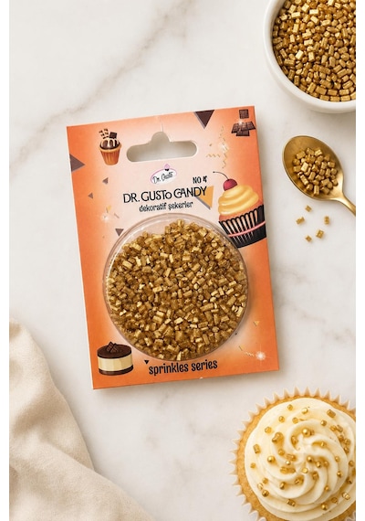 Dr. Gusto Bakır Sanding Candy Pasta Süsleme Şekeri