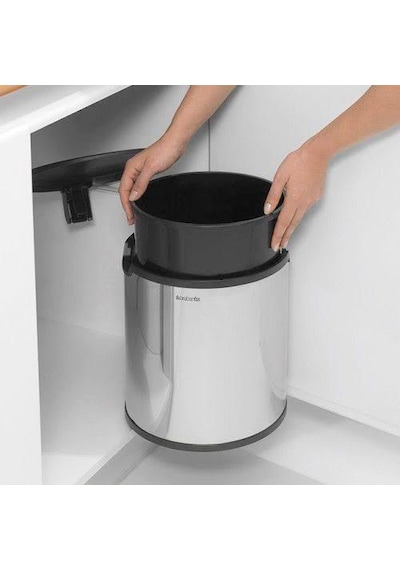 Brabantia Çöp Kutusu 15 Lt Dolap İçi Briliant Steel 418181