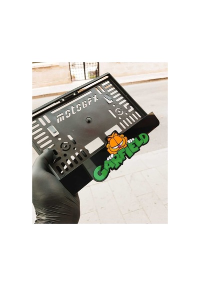 Motorsiklet Plakalık Garfıeld Lazer Kesim Pleksi - 634872671
