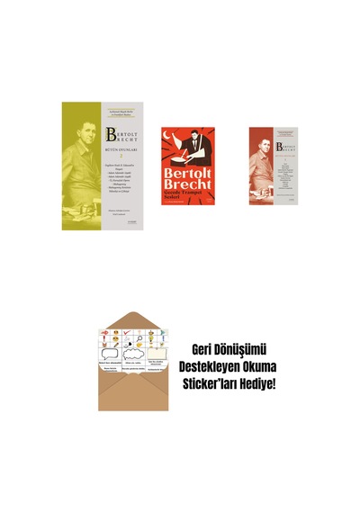 Bertolt Brecht - Bütün Oyunları 2 Ciltli + Gecede Trampet Sesleri + Bertolt Brecht - Bütün Oyunları 1 + Okuma Sticker'ları
