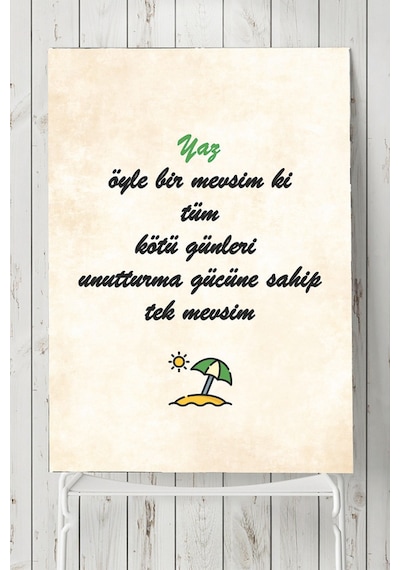 Yaz Motivasyon Poster