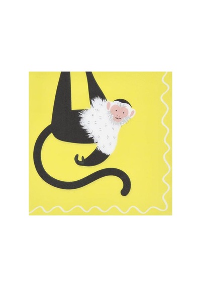Meri Meri - Jungle Jamboree Large Napkins - Jungle Jamboree Peçeteler - L - 16 Adet