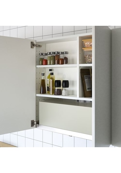 Ikea Metod Aspiratör Dolabı İskeleti, Beyaz, 80x37x80 Cm