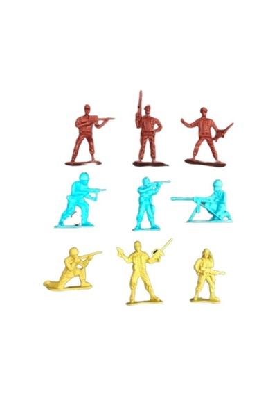 Pvc De 40 Asker Oyuncak Figürleri Ask85