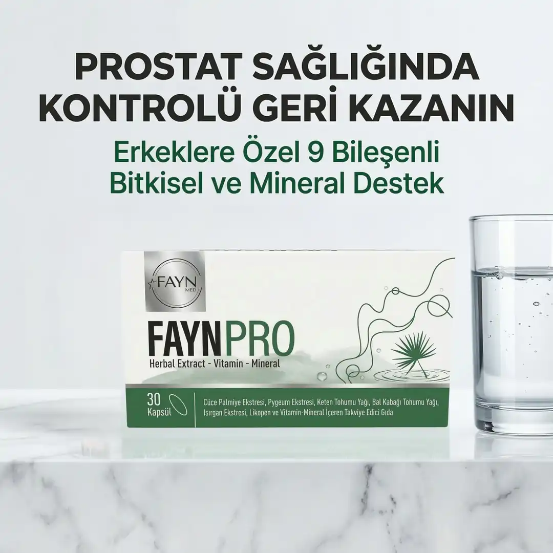 Faynpro Erkeklere Özel Saw Palmetto Cüce Palmiye , Pygeum, Kabak Çekirdeği Yağı Ve Çinko İçeren Takviye Edici Gıda 30 Yumuşak Kapsül