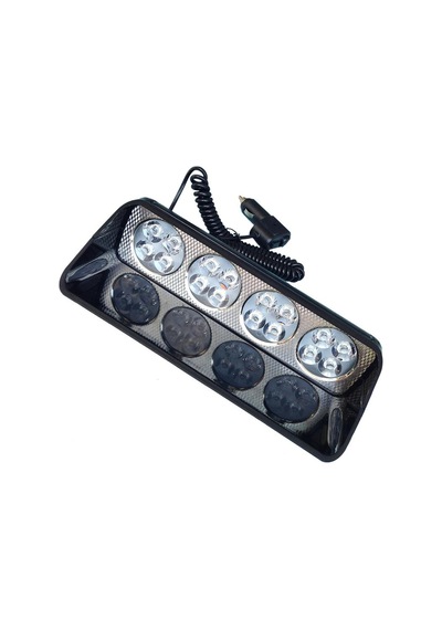 Cam İçi Çakar Lamba Uzaktan Kumandalı 16 Led 24W 12V Kırmızı-Mavi