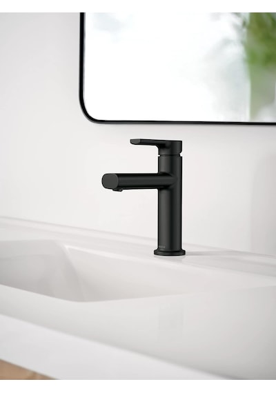Moen Meena Mat Siyah Tek Kolu Tek Delikli Modern Banyo Lavabo Bat Diğer