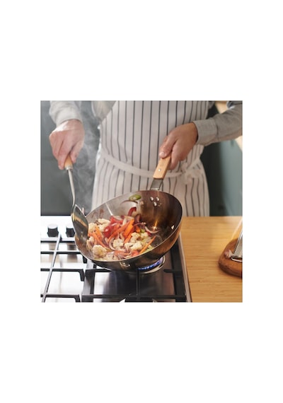 Ikea Vardagen Wok Tava 28 Cm Şeffaf - Siyah