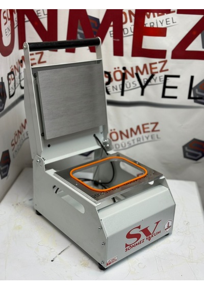 Sönmez Vakum Karton Tabak Yapıştırma Makinesi Su Böreği Döner Paketleme Makinası