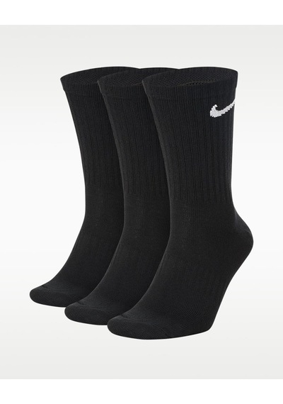 Nike Nıke Everyday Lightweight Training Crew 3'lü Çorap-7109 Siyah