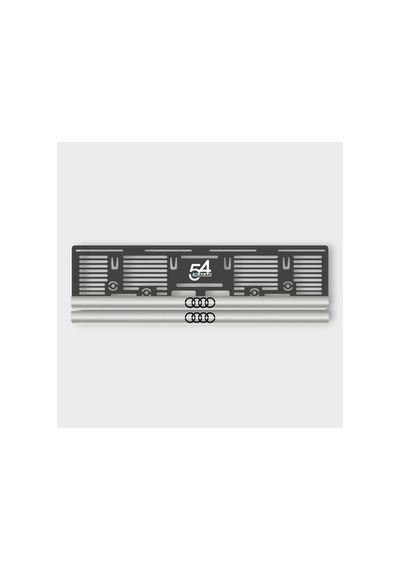 Audi Uyumlu Gümüş Pleksi Araba Plakalığı -4 - 778095787