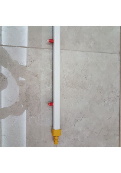 Nipel Tavuk Suluk 40 Cm 2 Nipelli Kare  Boru