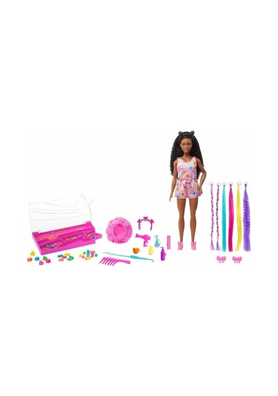 Bgt Barbie Brooklyn Eğlenceli Saçlar Oyun Seti Hhm39