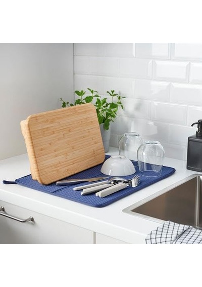 Bambu Ayak Destekli Kesme Tahtası 35x22 Cm Meridyendukkan Sunum Gereçleri Çok Renkli