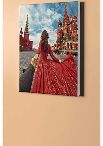 Webstyle Sayılarla Boyama Seti Kasnaklı Meydanın Kızıllığı 50 X 65 Cm