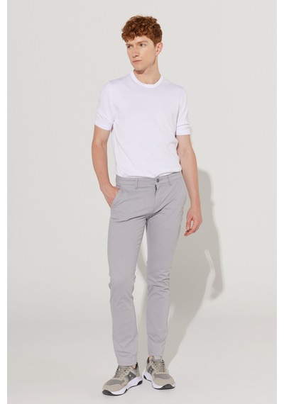 AC&Co / Altınyıldız Classics Erkek Grı Slim Fit Dar Kesim Pamuklu Esnek Yan Cep Rahat Chino Pantolon Gri AC&Co / Altınyıldız Classics Erkek Grı Slim Fit Dar Kesim Pamuklu Esnek Yan Cep Rahat Chino Pantolon Gri