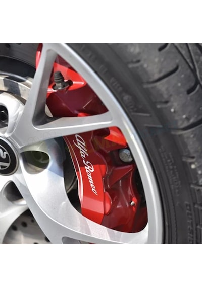 Alfa Romeo Logo Yan Ayna Kapı Kolu Jant Kaliper Oto Sticker 12 Ad
