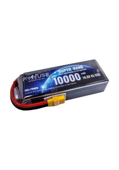 Profuse 4s 14.8v Lipo Li-po Lityum Polimer Batarya - 10000mah, 65c