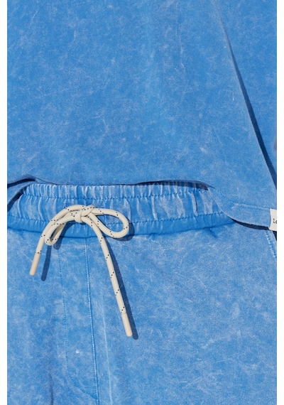 Lee Regular Fit Normal Kesim %100 Pamuk Mavi Kadın Kolsuz Kol Kapüşonlu Sweatshirt L231320400 Mavi