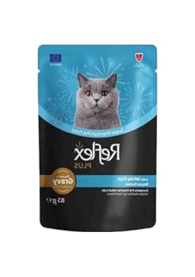 Plus Sos İçinde Et Parçacıklı Beyaz Balıklı Yetişkin Kedi Sı 85 Gram