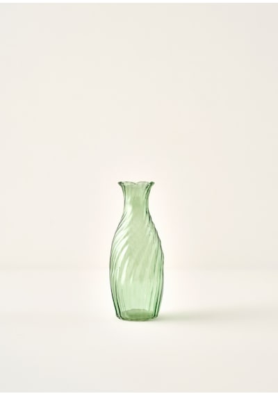 Glow Cam Vazo Yeşil 9x23 Cm Yeşil