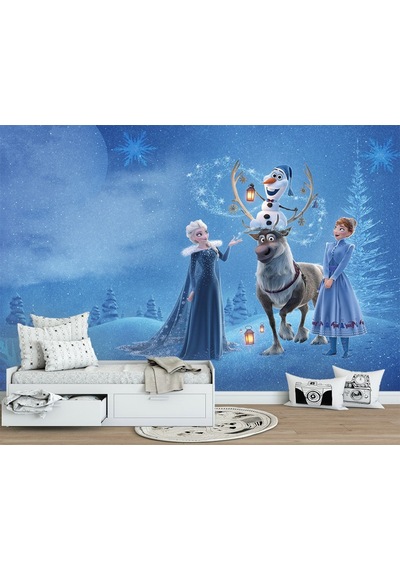 Elsa Karlar Ülkesi Duvar Kağıdı Frozen Çocuk Odaları Için (397455024)