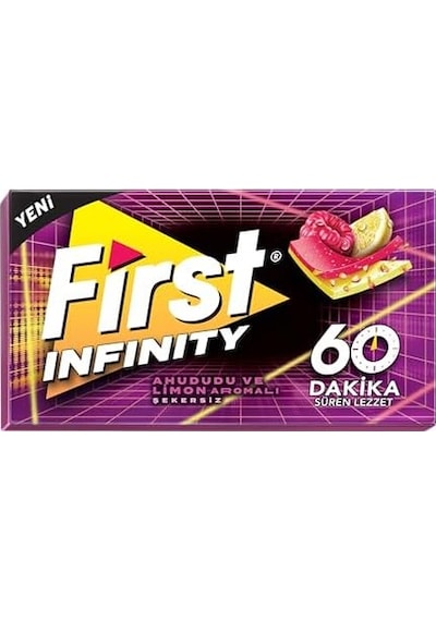 First Infinity 60 Dk Limon Ahududu Aromalı Şekersiz Sakız 27 Gr