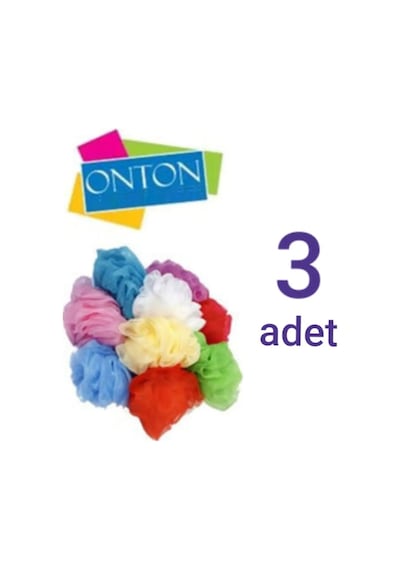 Onton Banyo Duş Lifi 35 G x 3'lü Çok Renkli