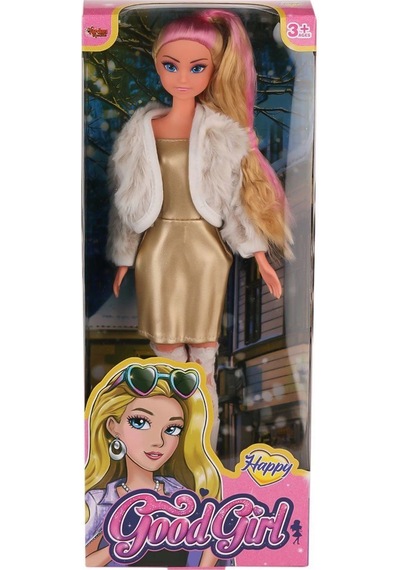 Wg-115521 Ceketli Çizmeli Renkli Saçlı Bebek 29 Cm -vardem Oyuncak 32031009