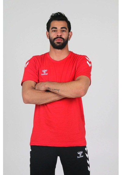 Hummel Armin Pamuklu Antrenman Tişört Kırmızı