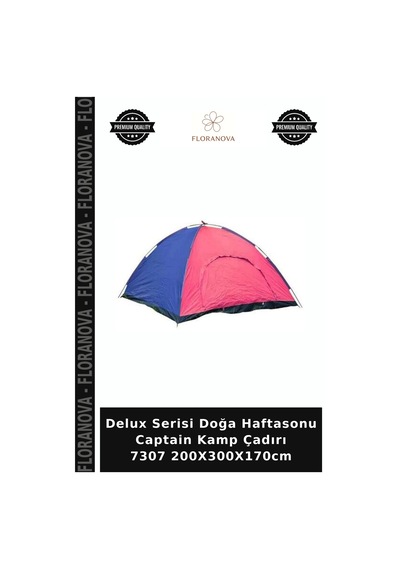 Delux Serisi Doğa Haftasonu Captain Kamp Çadırı 7307 200x300x170cm Standart
