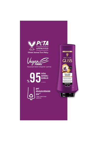 Gliss Saç Kremi 360ml. Full Hair Wonder 90638963