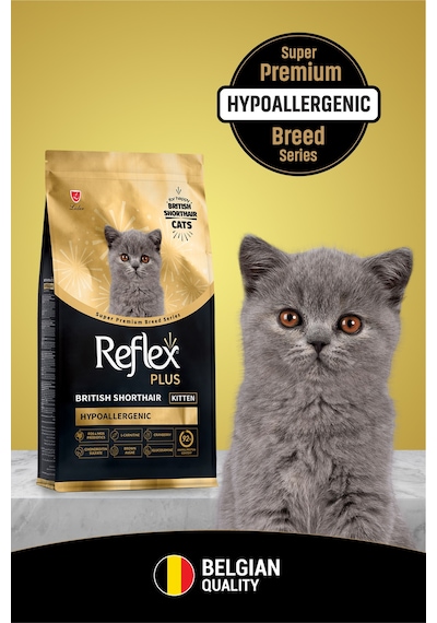 Reflex Plus British Shorthair Hipoalerjenik Yavru Kedi Maması 1,5 Kg