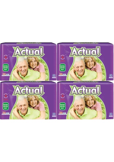 Actual Yetişkin Hasta Bezi Bel Bantlı Xl - Extra Large 120 Adet