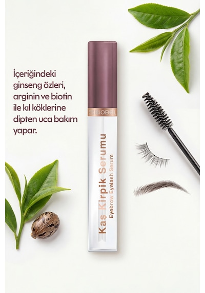 Kaş Kirpik Serumu 6 Ml Besleyici Bakım Yağı 6 Ml 2'li Set Diğer