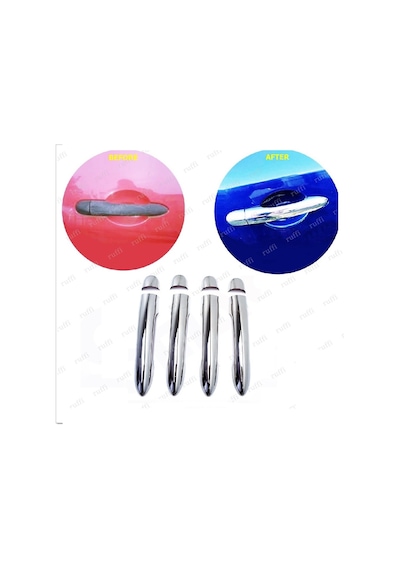 Ebal Otomotiv Renault Laguna 2 Krom Kapı Kolu Seti 4 kapı 2001-2007 P. Çelik