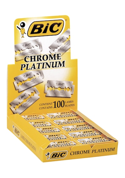 Bic Chrome Platinum Çift Taraflı Tıraş Bıçağı 100'lü Kutu