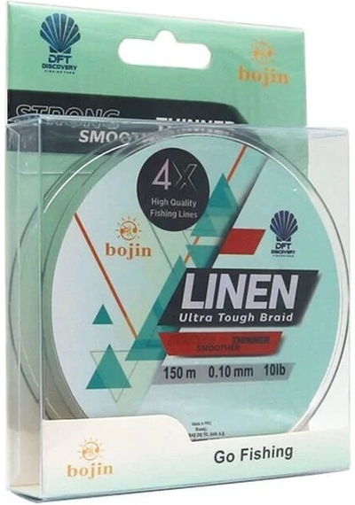 Dft Bojin 4x Linen İp Misina 0.10 Mm 150 M Yeşil